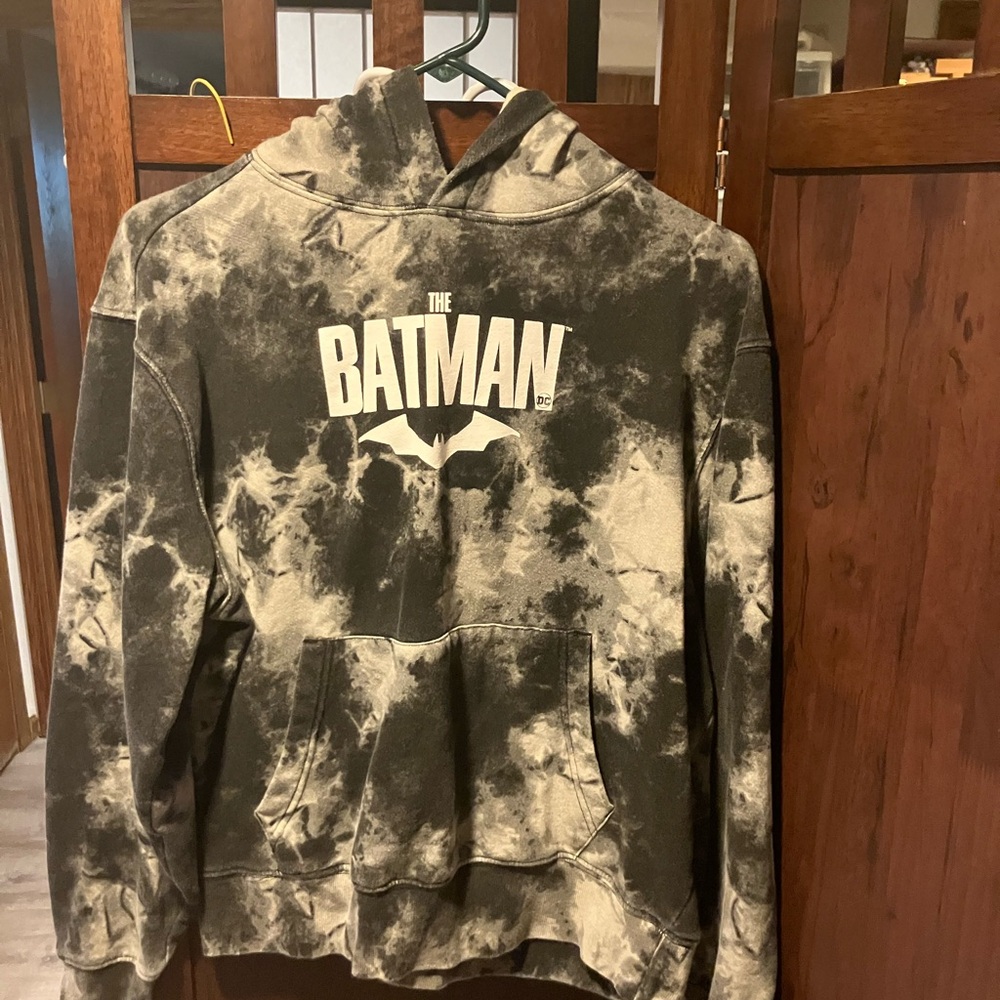 Batman Gray and Cream Hoodie